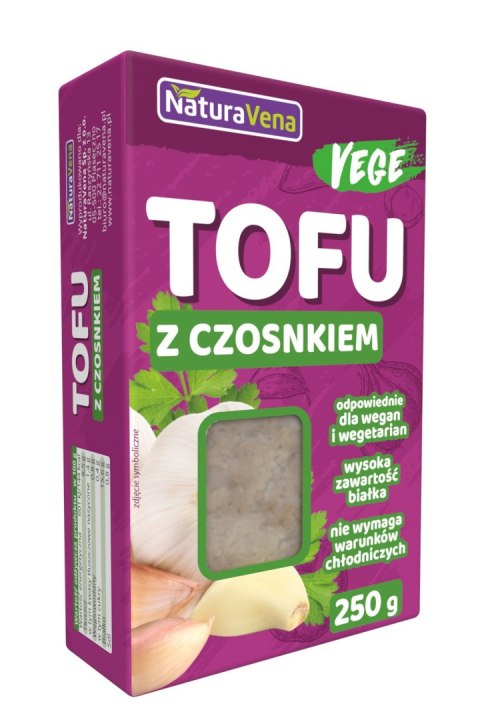 TOFU Z CZOSNKIEM 250 g - NATURAVENA NATURAVENA