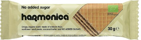 WAFELEK Z SAMOPSZY Z KREMEM MLECZNO - KAKAOWYM BEZ DODATKU CUKRÓW BIO 30 g - HARMONICA HARMONICA (wafelki)