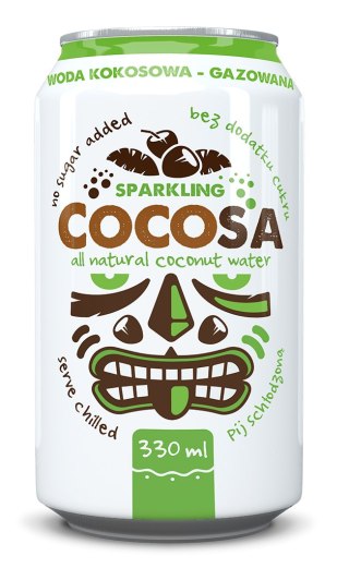 WODA KOKOSOWA GAZOWANA 330 ml - DIET-FOOD (COCOSA) DIET-FOOD