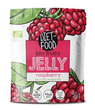 ŻELKI MALINOWE BEZ ŻELATYNY BIO 50 g - DIET-FOOD DIET-FOOD