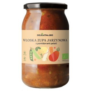 ZUPA WŁOSKA JARZYNOWA BIO 900 ml - DELIKATNA DELIKATNA (kombucha, kimchi, zakwas)