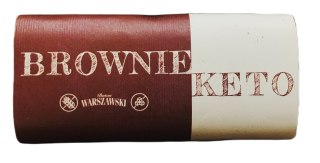 BATON BROWNIE KETO BEZ DODATKU CUKRÓW BEZGLUTENOWY 50 g - WARSZAWSKI WARSZAWSKI (batony, ciastka, kremy)