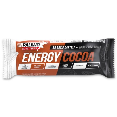 BATON DAKTYLOWY KAKAO Z GUARANĄ BEZGLUTENOWY 50 g - PALIWO DLA AKTYWNYCH PALIWO DLA AKTYWNYCH (batony, kremy orzechowe)