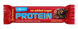 BATON PROTEINOWY BROWNIE W CZEKOLADZIE MLECZNEJ BEZ DODATKU CUKRÓW BEZGLUTENOWY 40 g - MAXSPORT MAXSPORT (batony, kremy, makarony)