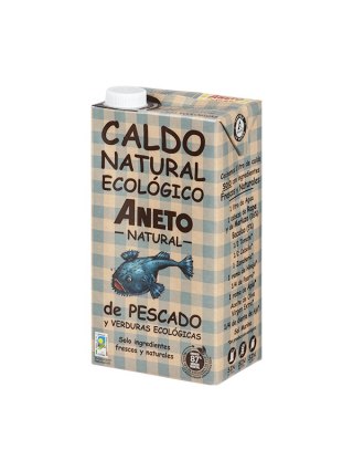 BULION RYBNY Z BIO WARZYWAMI W PŁYNIE BEZGLUTENOWY 1 L - ANETO NATURAL ANETO (buliony w płynie)