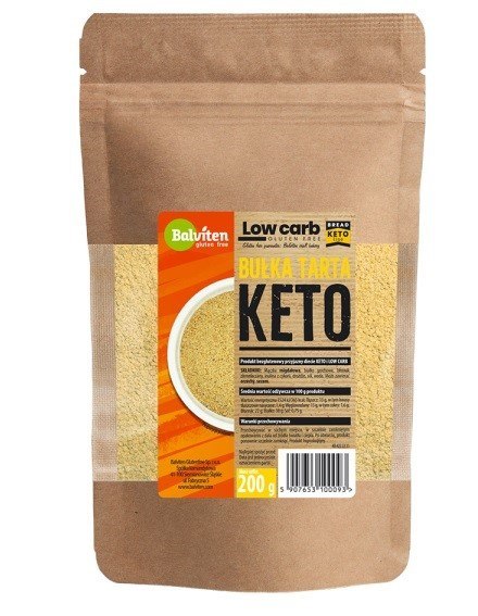 BUŁKA TARTA KETO BEZGLUTENOWA 200 g - BALVITEN BALVITEN (chleby, mieszanki do wypieku)