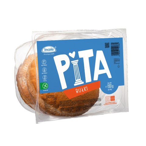 BUŁKI PITA BEZGLUTENOWE (2 szt.) 190 g - INCOLA INCOLA (bezglutenowe pieczywo i wafle)
