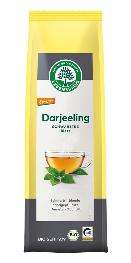 HERBATA CZARNA LIŚCIASTA DARJEELING DEMETER BIO 75 g - LEBENSBAUM LEBENSBAUM (przyprawy, herbaty, kawy)