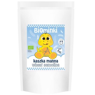KASZKA MANNA BEZ DODATKU CUKRÓW BIO 200 g - BIOMINKI BIOMINKI (przekąski dla dzieci, kaszki)