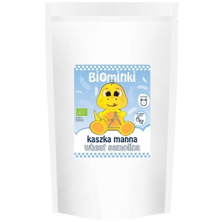 KASZKA MANNA BEZ DODATKU CUKRÓW BIO 500 g - BIOMINKI BIOMINKI (przekąski dla dzieci, kaszki)