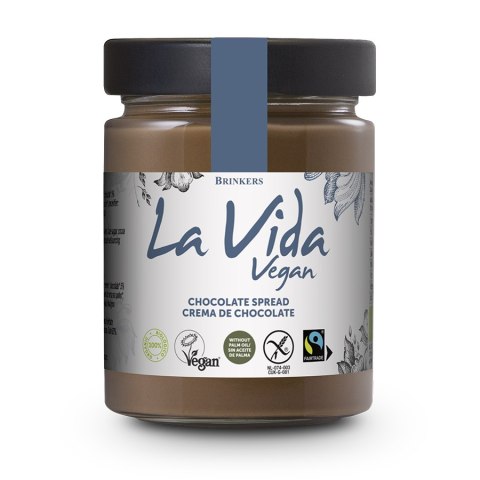 KREM CZEKOLADOWY FAIR TRADE BEZGLUTENOWY BIO 270 g - LA VIDA VEGAN LA VIDA VEGAN (kremy orzechowe)