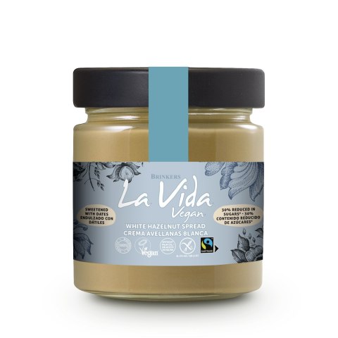 KREM ORZECHOWO - DAKTYLOWY FAIR TRADE BEZGLUTENOWY BIO 200 g - LA VIDA VEGAN LA VIDA VEGAN (kremy orzechowe)