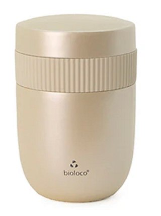 LUNCHPOT TERMICZNY DWUCZĘŚCIOWY PERŁOWY 420 ml + 200 ml - CHIC-MIC CHIC-MIC (akcesoria kuchenne)