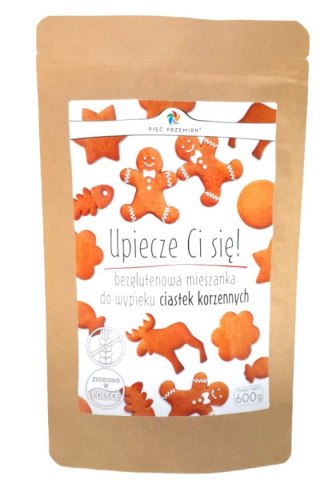 MIESZANKA DO WYPIEKU CIASTEK KORZENNYCH BEZGLUTENOWA 600 g - PIĘĆ PRZEMIAN (PRODUKT SEZONOWY) PIĘĆ PRZEMIAN (produkty spożywcze)