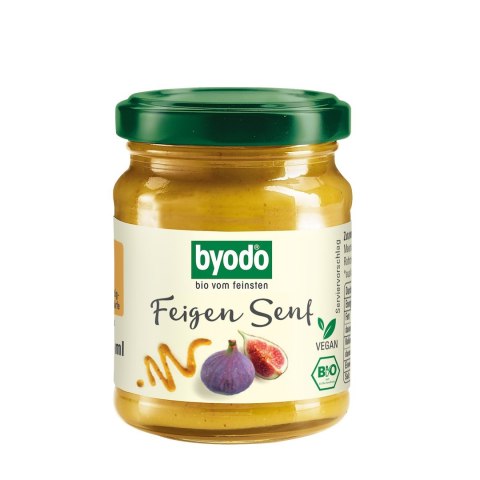 MUSZTARDA FIGOWA BEZGLUTENOWA BIO 125 ml - BYODO BYODO (sosy, majonezy, musztardy)