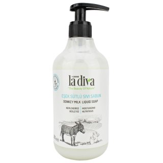 MYDŁO W PŁYNIE Z OŚLIM MLEKIEM 500 ml - LA DIVA LA DIVA (mydła)