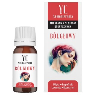 OLEJEK ETERYCZNY MIX NA BÓL GŁOWY 10 ml - YOUR CANDLE YOUR CANDLE (świece, olejki eteryczne)
