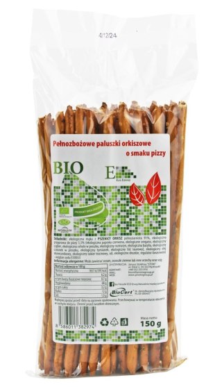 PALUSZKI ORKISZOWE PEŁNOZIARNISTE O SMAKU PIZZY BIO 150 g - ENVOY ENVOY (paluszki)