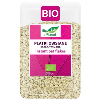 PŁATKI OWSIANE BŁYSKAWICZNE BIO 1 kg - BIO PLANET BIO PLANET - seria RÓŻOWA (płatki, otręby, musli)