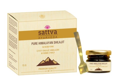 SHILAJIT HIMALAJSKI W FORMIE ŻYWICY 15 g - SATTVA (FOODS) SATTVA (kosmetyki ajurwedyjskie, kadzidełka)