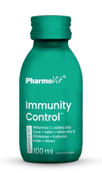 SHOT IMMUNITY CONTROL BEZGLUTENOWY 100 ml - PHARMOVIT (SUPPLES & GO) PHARMOVIT (suplementy diety)