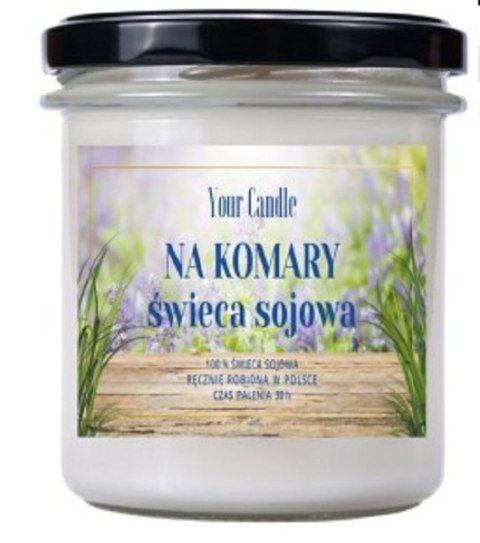 ŚWIECA SOJOWA NA KOMARY 150 ml - YOUR CANDLE (PRODUKT SEZONOWY) YOUR CANDLE (świece, olejki eteryczne)