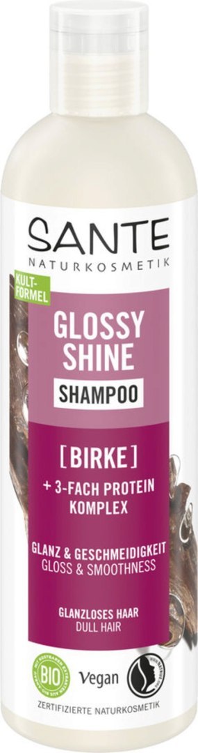 SZAMPON NABŁYSZCZAJĄCY DO WŁOSÓW MATOWYCH BRZOZA I POTRÓJNY KOMPLEKS PROTEINOWY ECO 250 ml - SANTE SANTE (kosmetyki)