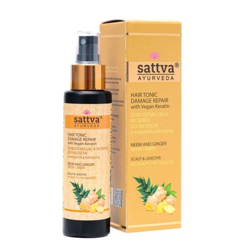 WCIERKA DO SKÓRY GŁOWY ODBUDOWUJĄCA NEEM & IMBIR 100 ml - SATTVA (AYURVEDA) SATTVA (kosmetyki ajurwedyjskie, kadzidełka)