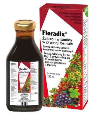 ŻELAZO + WITAMINY W PŁYNIE 250 ml - SALUS (FLORADIX) SALUS (suplementy diety)