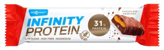 BATON PROTEINOWY Z KARMELEM I ORZECHAMI LASKOWYMI W CZEKOLADZIE MLECZNEJ BEZGLUTENOWY 55 g - MAXSPORT MAXSPORT (batony, kremy, makarony)