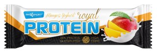 BATON PROTEINOWY Z MANGO W POLEWIE JOGURTOWEJ BEZGLUTENOWY 60 g - MAXSPORT MAXSPORT (batony, kremy, makarony)