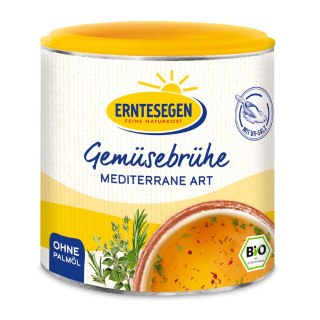 BULION WARZYWNY W STYLU ŚRÓDZIEMNOMORSKIM W PROSZKU BIO 125 g - ERNTESEGEN ERNTESEGEN (buliony, przyprawy w płynie)