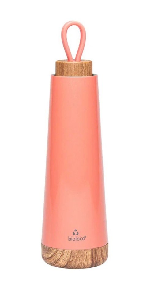BUTELKA TERMICZNA Z SILIKONOWYM UCHWYTEM KORALOWA 500 ml - CHIC-MIC CHIC-MIC (akcesoria kuchenne)