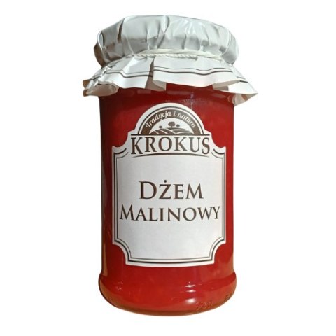 DŻEM MALINOWY O OBNIŻONEJ ZAWARTOŚCI CUKRU 235 g - KROKUS KROKUS (przetwory owocowe i warzywne)