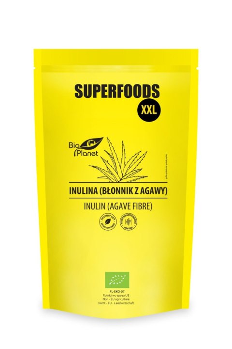 INULINA (BŁONNIK Z AGAWY) BIO 600 g - BIO PLANET SUPERFOODS BIO PLANET - seria SUPERFOODS