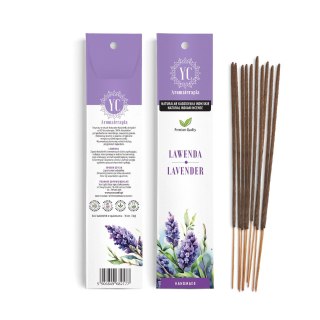 KADZIDEŁKA INDYJSKIE LAWENDA (10 szt.) 16 g - YOUR CANDLE YOUR CANDLE (świece, olejki eteryczne)