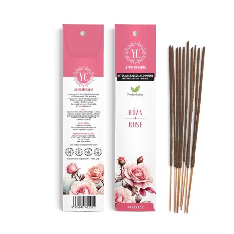 KADZIDEŁKA INDYJSKIE RÓŻA (10 szt.) 16 g - YOUR CANDLE YOUR CANDLE (świece, olejki eteryczne)