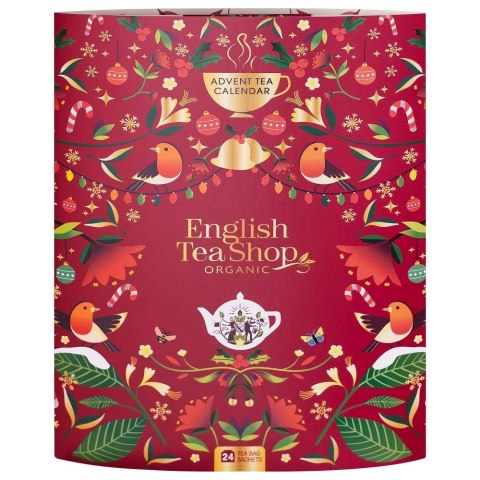 KALENDARZ ADWENTOWY ZESZYT (HERBATY I HERBATKI) BIO (24 x 1,8 g) 43,25 g - ENGLISH TEA SHOP ORGANIC (PRODUKT SEZONOWY) ENGLISH TEA SHOP ORGANIC (herbaty)