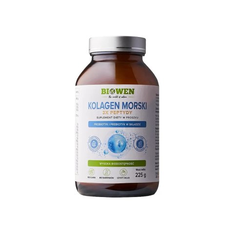 KOLAGEN RYBI 3 x PEPTYDY W PROSZKU 225 g - BIOWEN BIOWEN (suplementy diety)