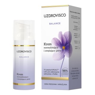 KREM DO TWARZY NORMALIZUJĄCY I ZWĘŻAJĄCY PORY 50 ml - UZDROVISCO (BALANCE) UZDROVISCO (kosmetyki)