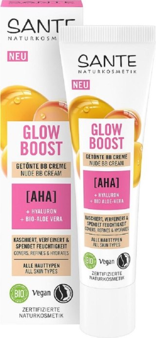 KREM DO TWARZY ROZŚWIETLAJĄCY BB GLOW BOOST ECO 30 ml - SANTE SANTE (kosmetyki)
