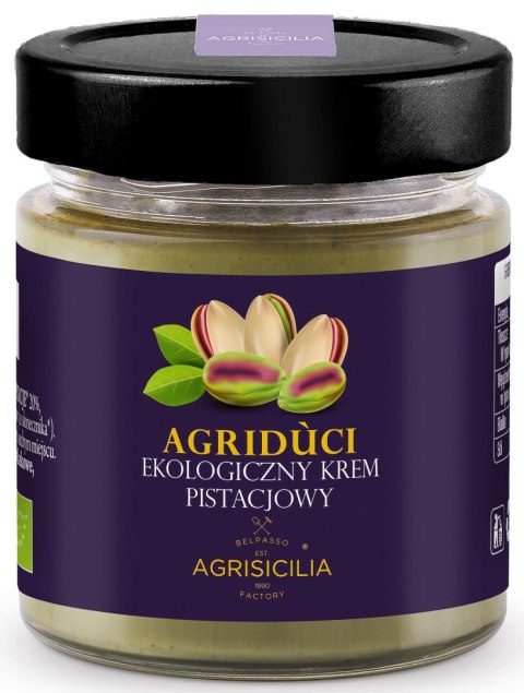 KREM PISTACJOWY 20 % BIO 200 g - AGRISICILIA AGRISICILIA (marmolady, krem pistacjowy)