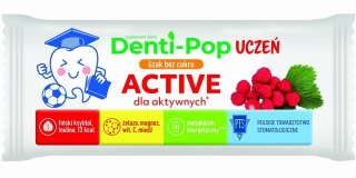 LIZAK KULKA O SMAKU POZIOMKOWYM NA METABOLIZM BEZ CUKRU BEZGLUTENOWY 6 g - MNIAM MNIAM STARPHARMA (DENTI - POP) MNIAM MNIAM STARPHARMA (lizaki)