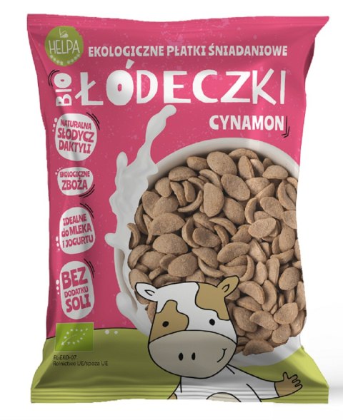ŁÓDECZKI JAGLANO - OWSIANE Z CYNAMONEM BEZ DODATKU CUKRÓW BIO 260 g - HELPA HELPA (kaszki)