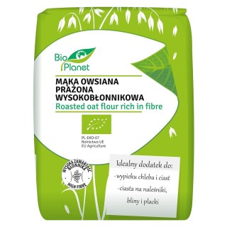 MĄKA OWSIANA PRAŻONA WYSOKOBŁONNIKOWA BIO 700 g - BIO PLANET BIO PLANET - seria MĄKI I SKROBIE