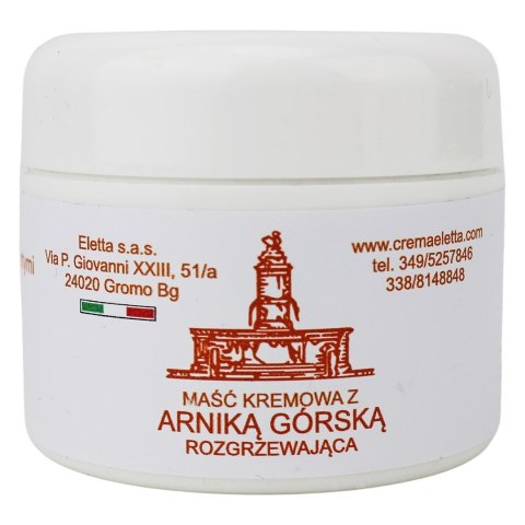 MAŚĆ KREMOWA Z ARNIKĄ GÓRSKĄ ROZGRZEWAJĄCA 50 ml - ELETTA ELETTA (maści i kremy z dzikimi ziołami)