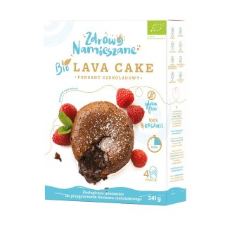 MIESZANKA NA FONDANT CZEKOLADOWY (LAVA CAKE) BEZGLUTENOWA BIO 241 g - ZDROWO NAMIESZANE ZDROWO NAMIESZANE (mieszanki do wypieków)