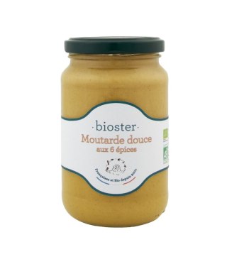 MUSZTARDA Z 6 PRZYPRAWAMI BIO 350 g - BIOSTER BIOSTER (musztardy, majonezy, dressingi)