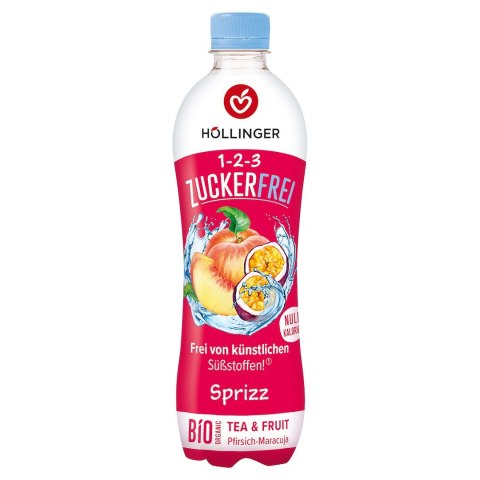 NAPÓJ O SMAKU BRZOSKWINIA - MARAKUJA BEZ CUKRU BIO 500 ml - HOLLINGER HOLLINGER (soki, nektary, napoje, syropy)