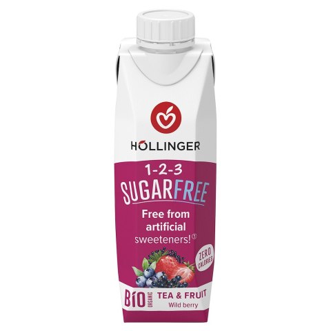 NAPÓJ O SMAKU OWOCÓW LEŚNYCH BEZ CUKRU BIO 300 ml - HOLLINGER HOLLINGER (soki, nektary, napoje, syropy)